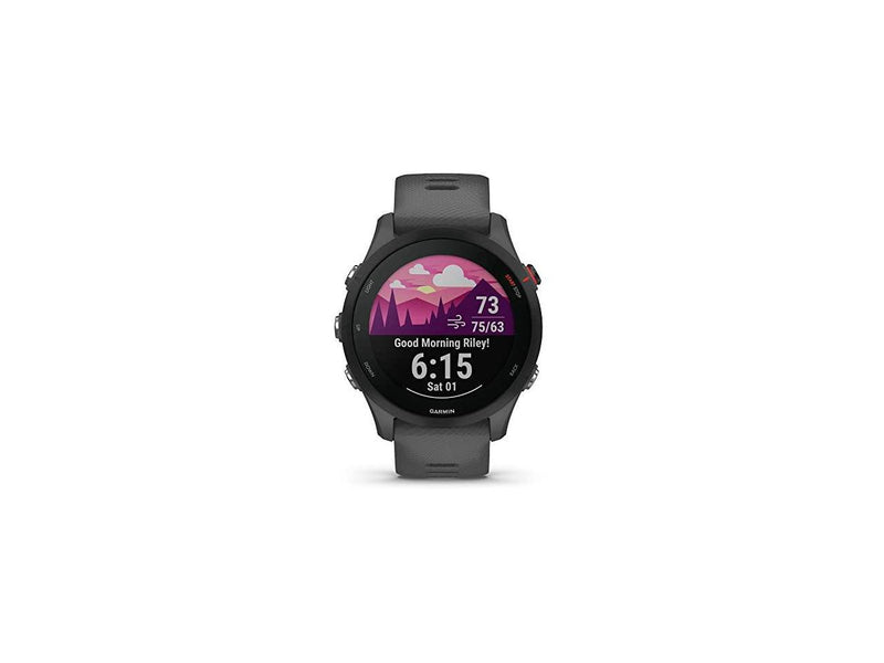 Garmin Forerunner 255, Slate Gray | Smart Watch 010-02641-00