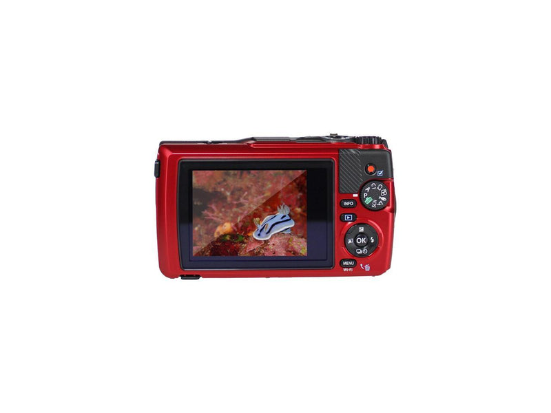 OM System TG-7 12 Megapixel Compact Camera (Red)