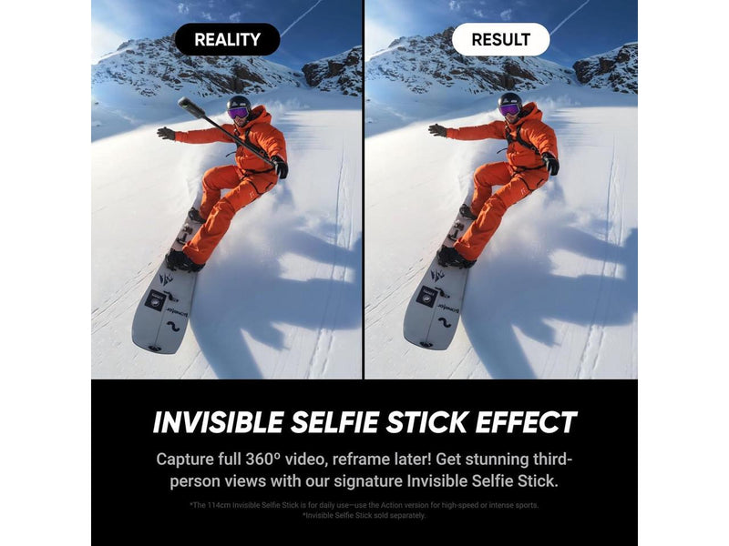 Insta360 X5, Standard Bundle, Satin White Limited Edition, No MicroSD Card