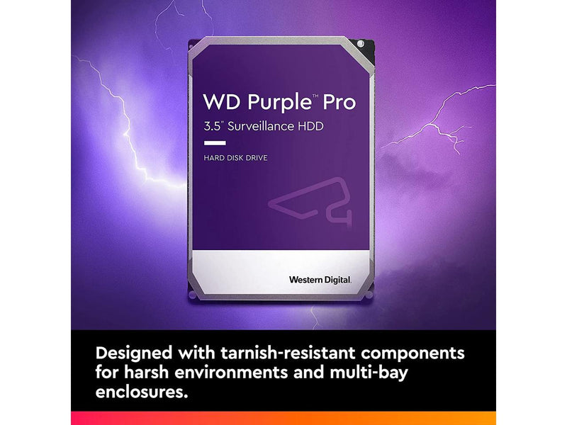 Western Digital 12TB WD Purple Pro Surveillance Internal Hard Drive HDD