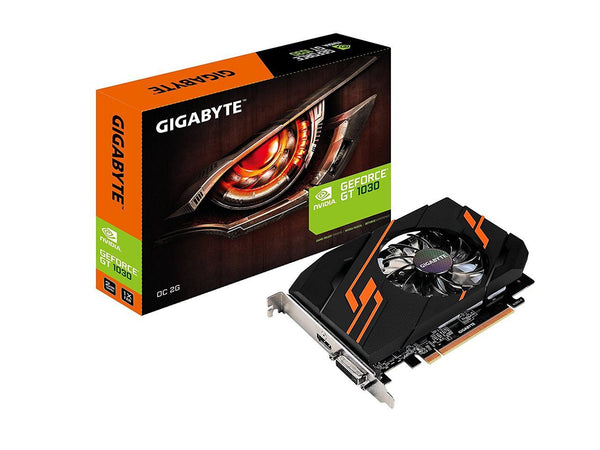 GIGABYTE GeForce GT 1030 DirectX 12 GV-N1030OC-2GI 2GB 64-Bit GDDR5 ATX Video