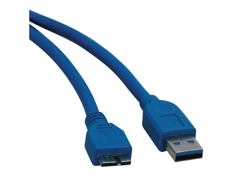 Tripp Lite U326-003 Blue USB 3.0 Super Speed Device cable (A Male to Micro - B