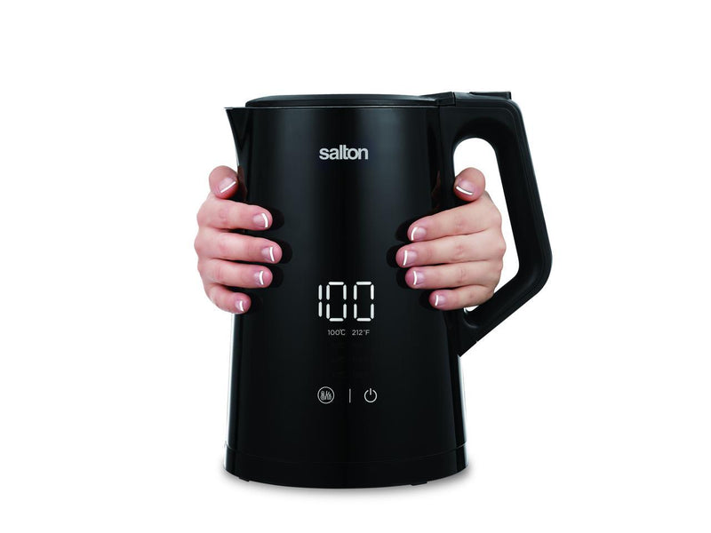 Salton JK1956 Insulated Digital Kettle, Temperature Controlled, Cordless,1.5L,