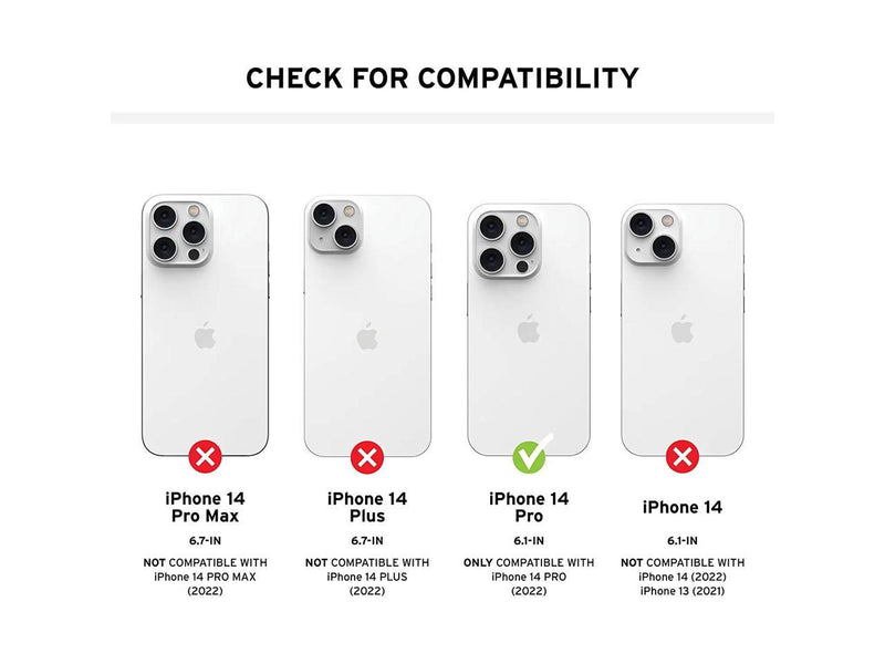 UAG Designed for iPhone 14 Pro Case Silver 6.1" Pathfinder Built-in Magnet