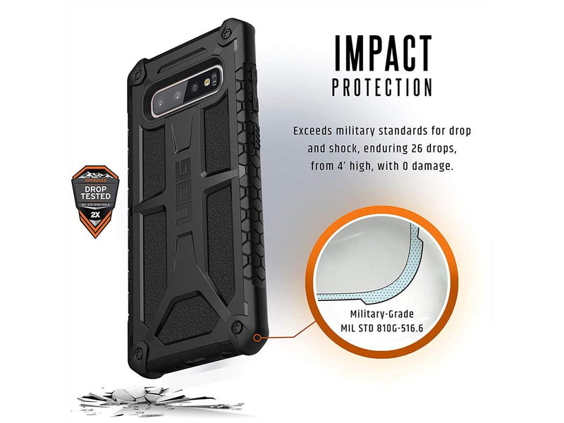 UAG Designed for Samsung Galaxy S10 Plus [6.4-inch Screen] Monarch [Black]