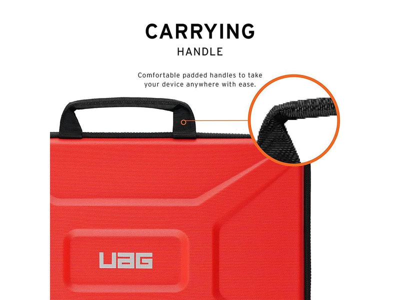 UAG Large Sleeve with Carrying Handle for 15" Devices [Magma] Rugged Protective