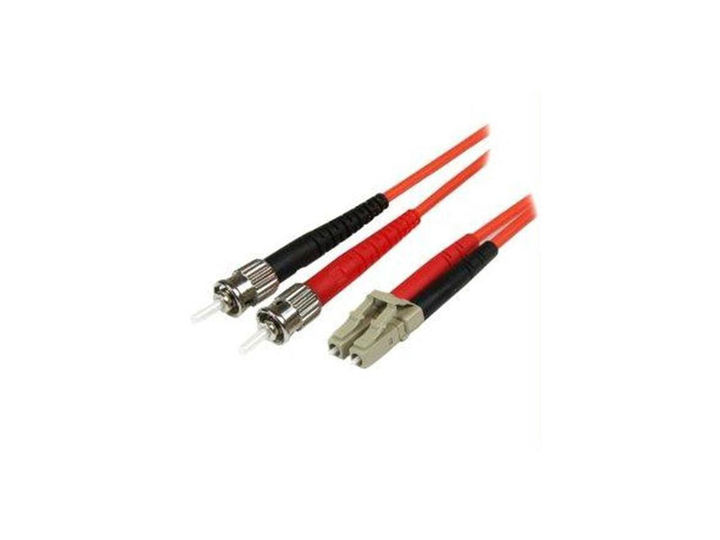 StarTech.com 50FIBLCST10 32.8 ft 10m Multimode 50/125 Duplex Fiber Patch Cable