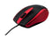 Verbatim Mouse Optical Corded f/PCs & Macs Red/Black 99742