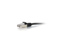 C2G 6in Cat6 Snagless Shielded STP Network Patch Cable Black 00981