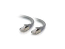 C2G / Cables to Go 00782 Cat6 Snagless Shielded (STP) Network Patch Cable, Gray