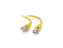 C2G 00862 4 ft. Cat 6 Yellow Shielded Cat6 Snagless Shielded (STP)Network Patch
