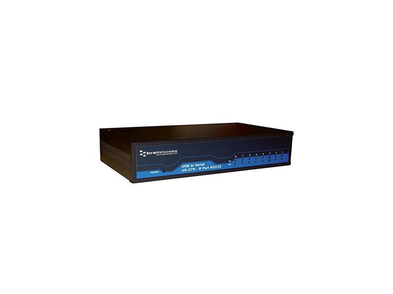 Brainboxes 8 Port RS232 USB to Serial Adapter