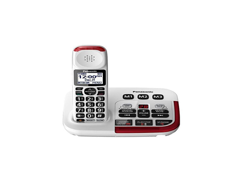 Panasonic KX-TGM420W Amplified Cordless DECT 6.0 Phone|Voice Booster Up-To 100