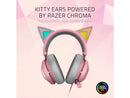 Razer Kraken Kitty Edition PC Gaming Headset - THX Spatial Audio - Quartz Pink