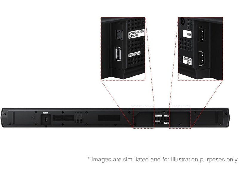 Samsung B-Series Soundbar HW-B630F 3.1 ch DTS Virtual:X Soundbar with Subwoofer