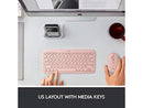 LOGITECH 920-009728 LOGITECH K380 MULTI-DEVICE BLUETOOTH KEYBOARD FOR MAC-ROSE