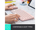 LOGITECH 920-009728 LOGITECH K380 MULTI-DEVICE BLUETOOTH KEYBOARD FOR MAC-ROSE