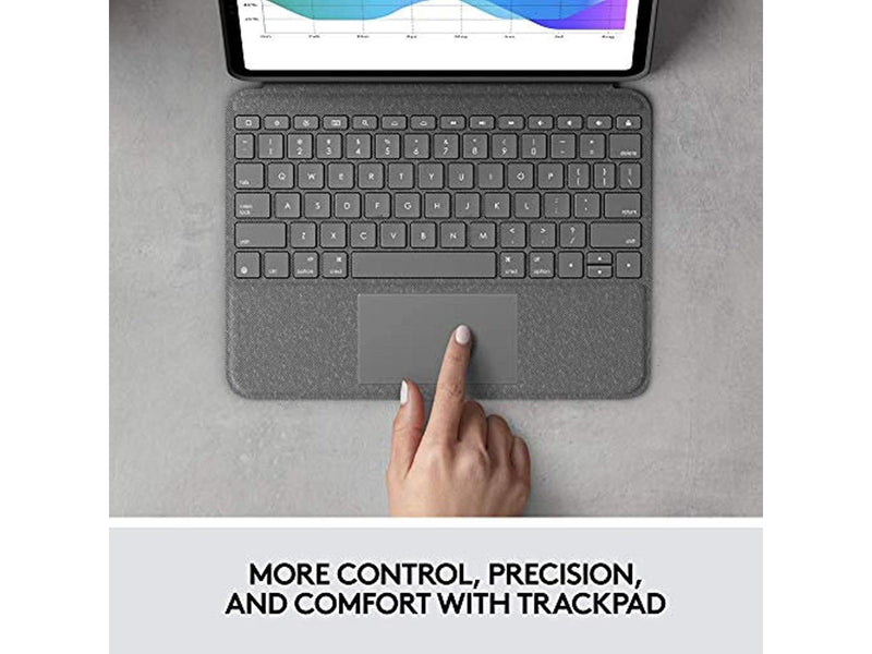 Logitech Folio Touch iPad Keyboard Case with Trackpad and Smart Connector for
