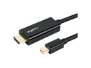 Rocstor Y10C196-B1 6Ft Mini Displayport To Hdmi M/M 4Kx2K 30Hz Cable Black