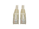 Tripp Lite 6Ft Cat6 Snagless Molded Patch Cable Utp White Rj45 M/M 6'