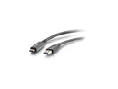 C2G 28832 USB 3.0 USB-C to USB-A Cable M/M, Black (USB IF Certified) (6 Feet,