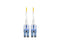 DUPLEX SINGLEMODE 8.3/125 FIBER PATCH CABLE (LC/LC), PUSH/PULL TABS, 2 M (6 FT.)
