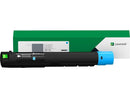 Lexmark Unison Original Laser Toner Cartridge Cyan Pack 16500 Pages