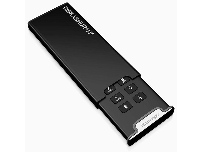 iStorage diskAshur M2 1TB - PIN authenticated, hardware encrypted USB 3.2