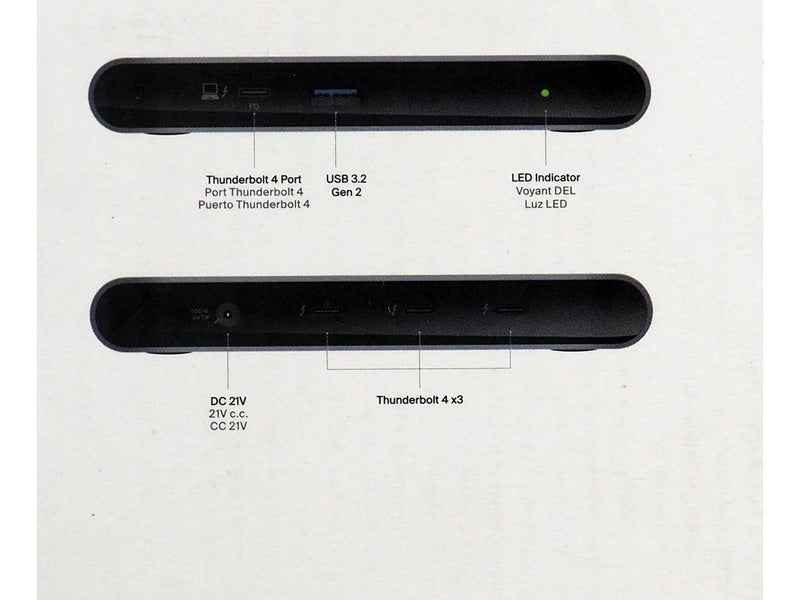 Belkin Thunderbolt 4 - 5-in-1 Core Hub Solution - Gray INC013ttSGY