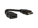 Rocstor 6in High Speed HDMI Port Saver Cable M/F Black