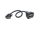 Tripp Lite P564-001 Black Male to 2 Female DVI-D Y Splitter Cable