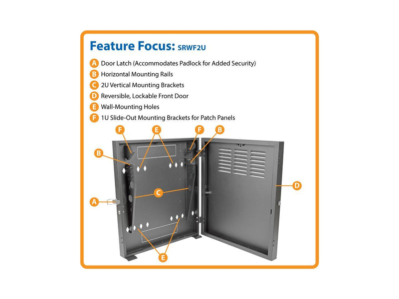 Tripp Lite SmartRack SRWF2U Rack Cabinet