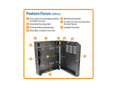 Tripp Lite SmartRack 4U Low-Profile Vertical-Mount Switch-Depth Wall-Mount Rack