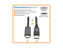Tripp Lite P582-003-V2-ACT 3 ft. Black Connector A	DISPLAYPORT (MALE)
Connector