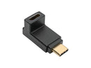 Tripp Lite USB C to USB Type C Adapter Converter Right Angle M/F 10Gbps 3A