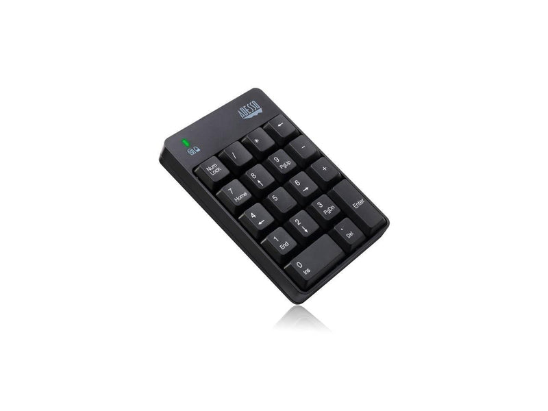 Adesso WKB-6010UB - Wireless Spill Resistant 18-Key Numeric Keypad