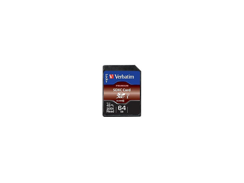 Verbatim 44024 Class 10 Premium SDXC Card (64GB)