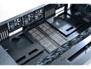 LIAN LI DK-05 FX Black Aluminum / Steel Desk Computer Case 2 x ATX PSU