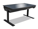 LIAN LI DK-05 FX Black Aluminum / Steel Desk Computer Case 2 x ATX PSU
