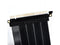 LIAN LI Premium PCI-E 16X  4.0 Black Extender Riser Cable 200mm ---PW-PCI-420
