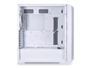 Lian Li Lancool 215 W- White Steel / Tempered Glass ATX Mid Tower Computer Case