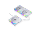 LIAN LI UNI Fan SL120 V2 RGB White 3x 12cm Fan Pack with Controller -