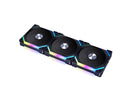 Lian Li UNI Fan SL120 V2 RGB Black 3x 12cm Fan Pack with Controller -