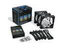 LIAN LI UNI Fan AL120 V2 RGB Black 3x 120mm Fan Pack with Controller -