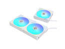 LIAN LI UNI Fan AL120 V2 RGB White 3x 120mm Fan Pack with Controller -