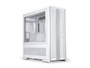 LIAN LI V3000 PLUS White GGF Edition, Tempered Glass on the Left Sides, Full