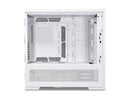 LIAN LI V3000 PLUS White GGF Edition, Tempered Glass on the Left Sides, Full