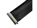 LIAN LI Premium PCI-E 16X 4.0 White Extender Riser Cable 240 mm , Black Color
