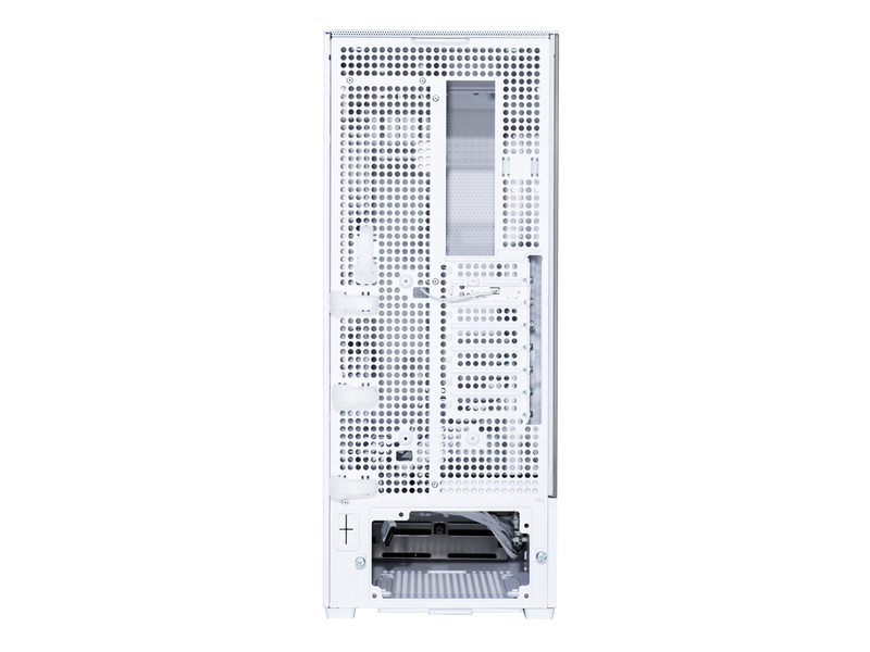 LIAN LI SUP01 White  Steel / Tempered Glass ATX Mid Tower Computer Case