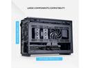 LIAN LI A3- mATX-WD Black Wood front panel  SPCC M-ATX / ITX Computer Case